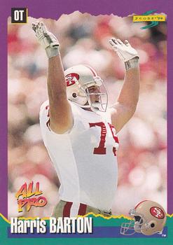 Harris Barton San Francisco 49ers 1994 Score NFL All Pro #203